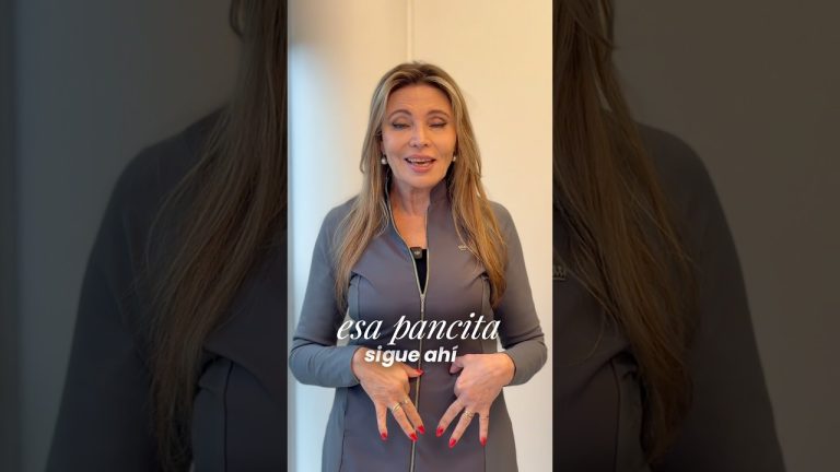 Entrenás, comés bien y esa pancita sigue? Puede ser grasa localizada