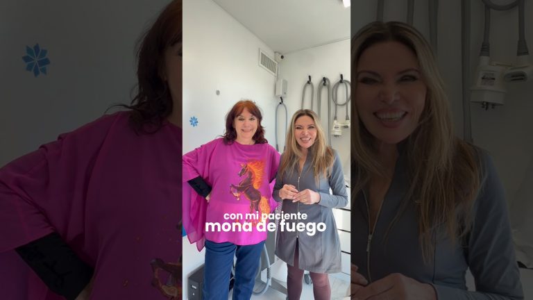 Ludovica Squirru visitó a la Dra. Silvana Dato: primero, el cuidado de la piel